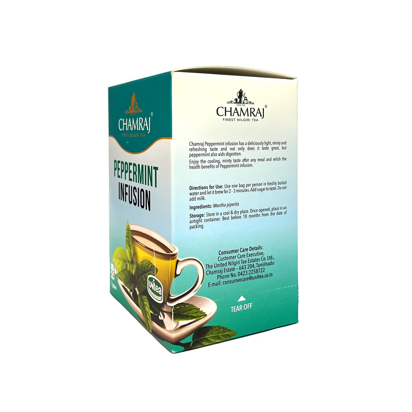CHAMRAJ Peppermint Infusion (25 Dip Bags)