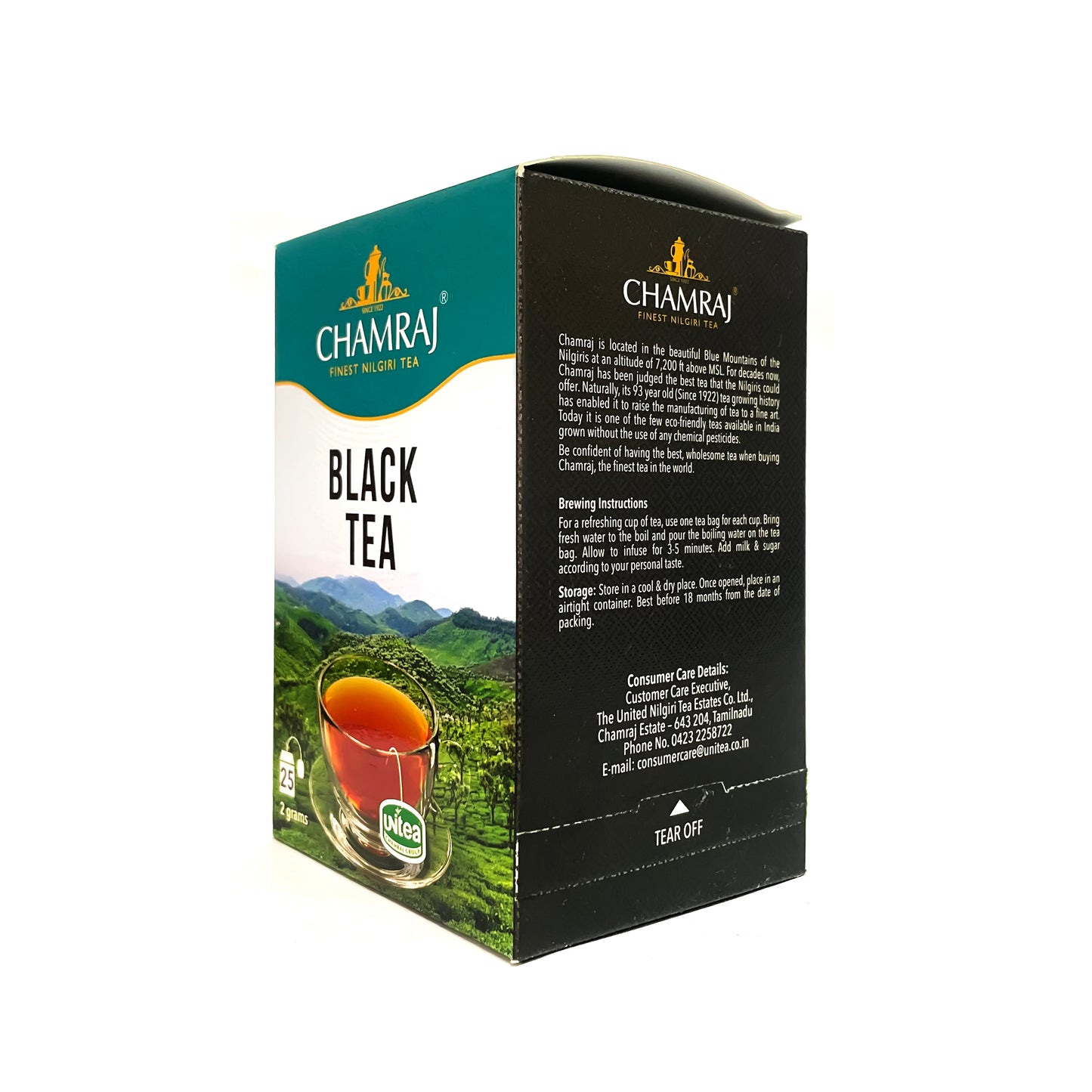 CHAMRAJ Finest Nilgiri Black Tea (25 Dip Bags)