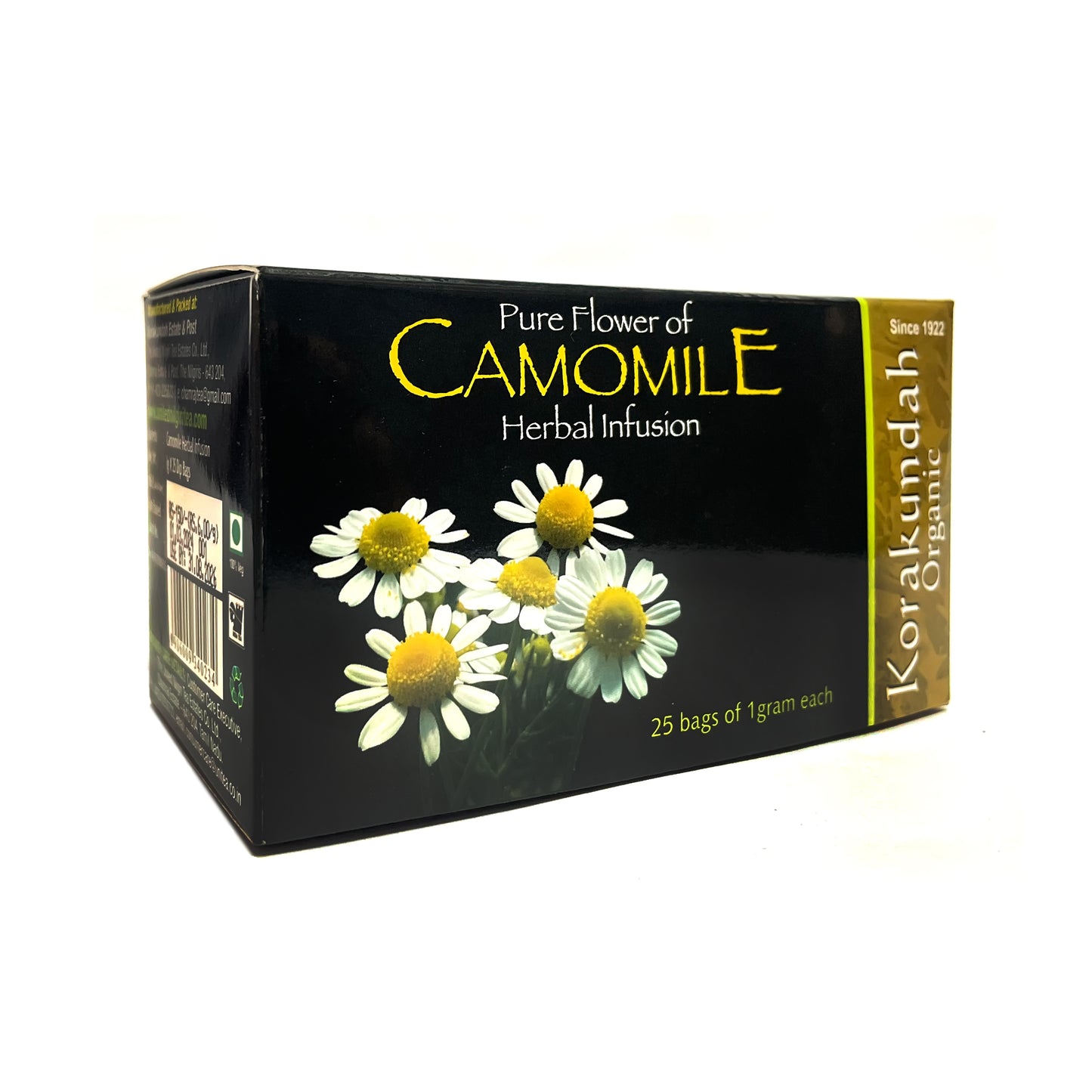 KORAKUNDAH Camomile Herbal Infusion (25 Dip Bags)