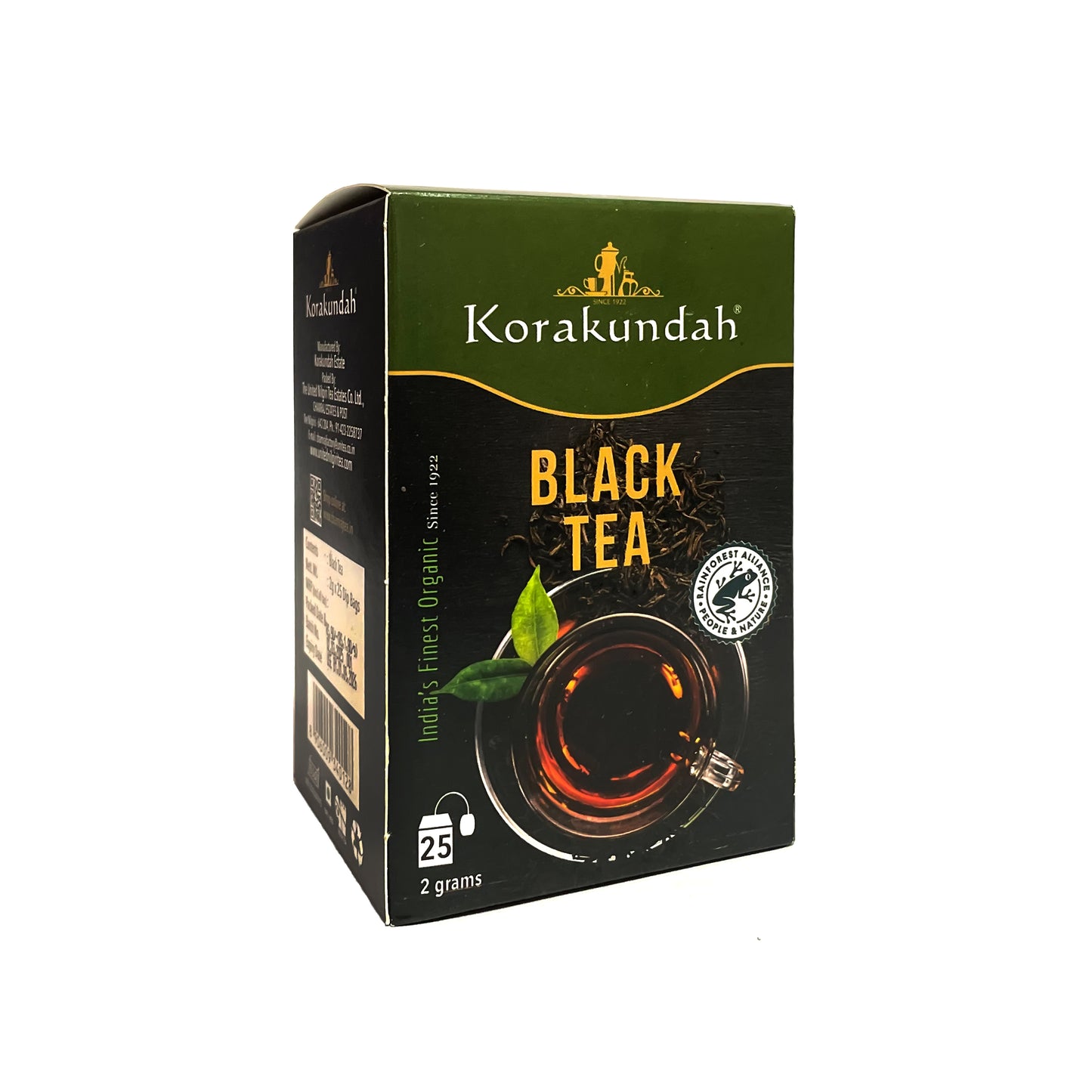 KORAKUNDAH Organic Black Tea Dip (25 Dip Bags)