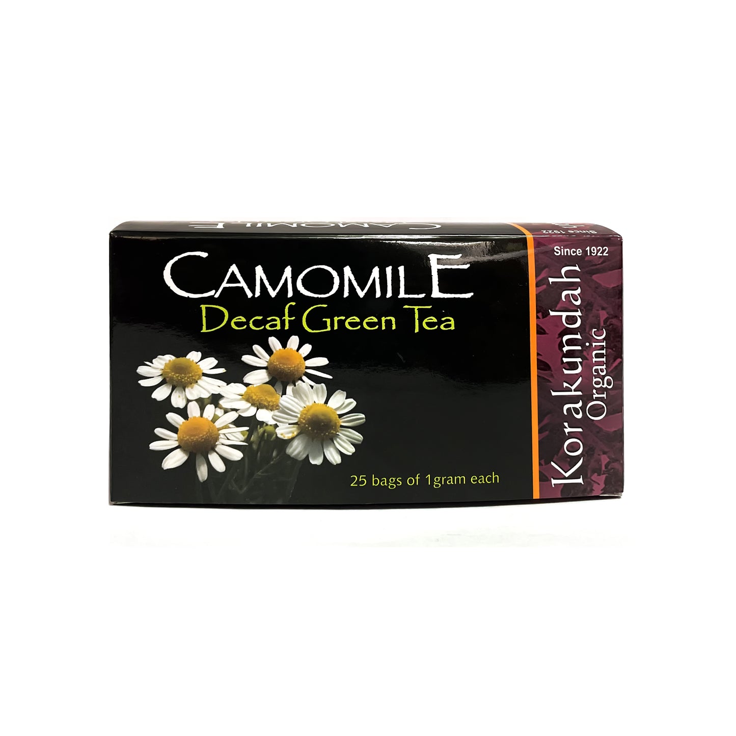 KORAKUNDAH Camomile Decaf Green Tea (25 Dip Bags)