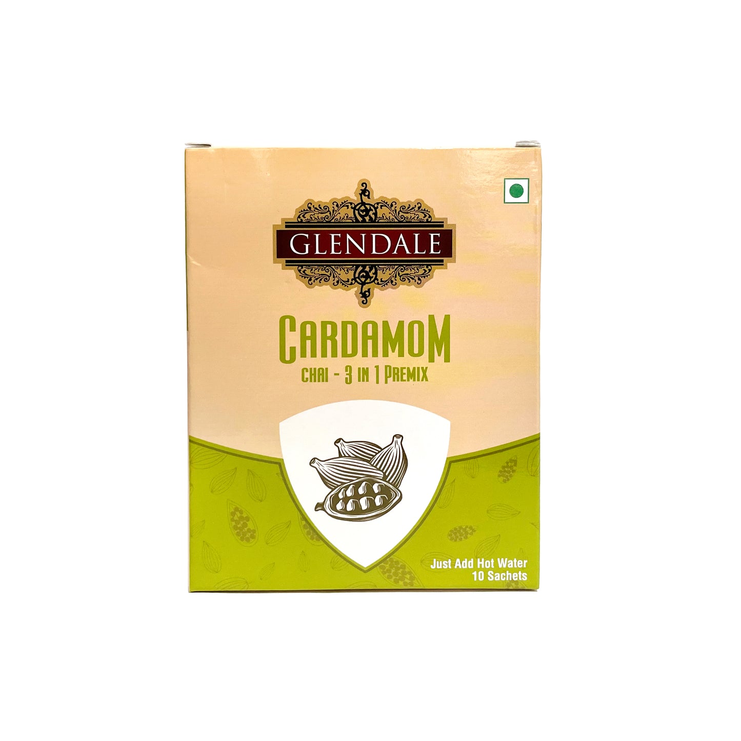 GLENDALE Cardamom Chai (10 Sachets - 3 in 1 Premix)