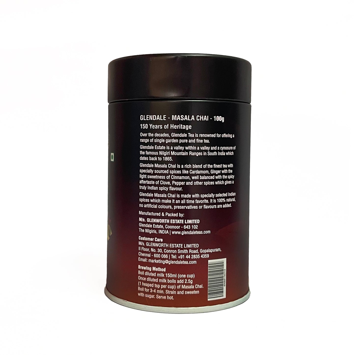 GLENDALE Masala Chai (100 g Tin)