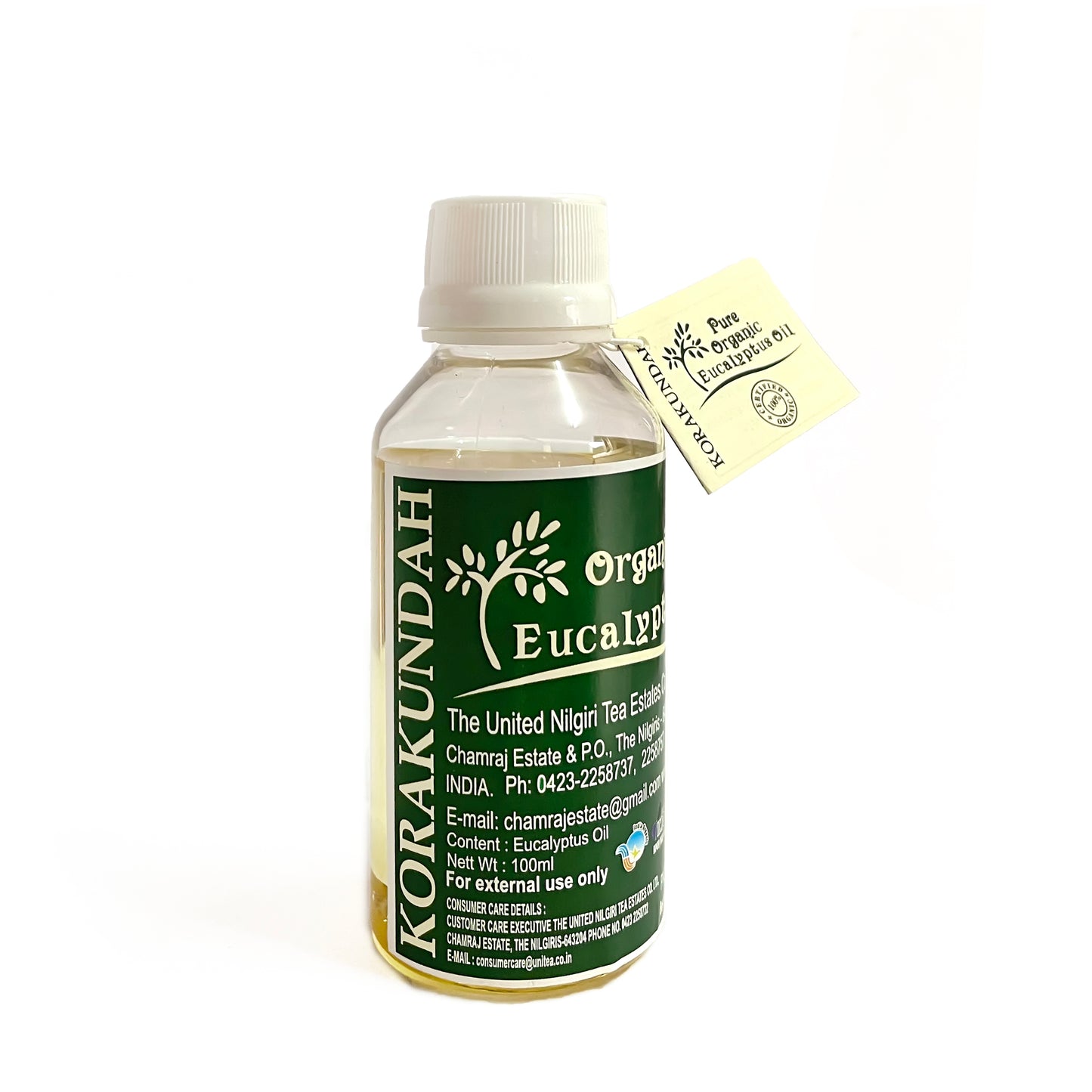 KORAKUNDAH Pure Organic Eucalyptus Oil 100 ml
