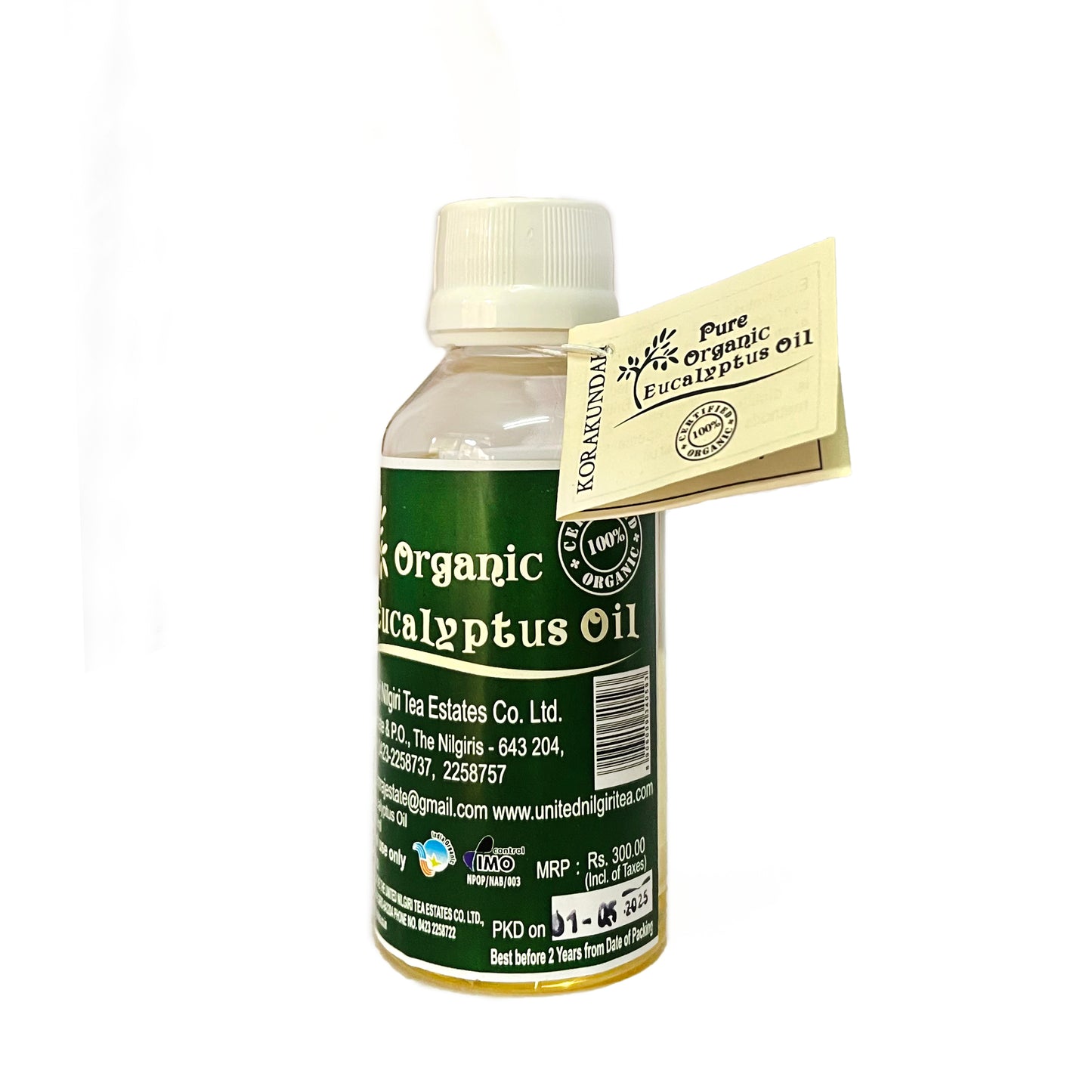 KORAKUNDAH Pure Organic Eucalyptus Oil 100 ml