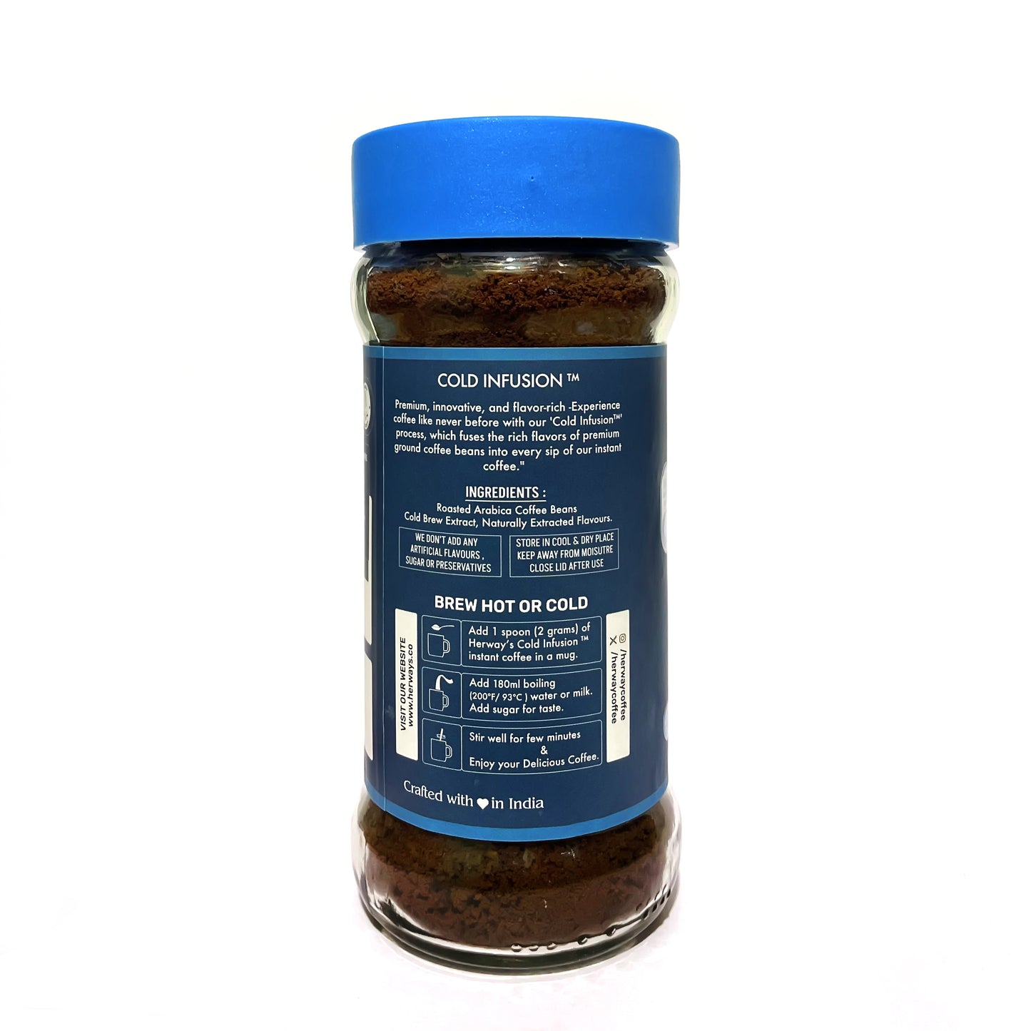 HERWAY Vanilla Instant Coffee 100 g