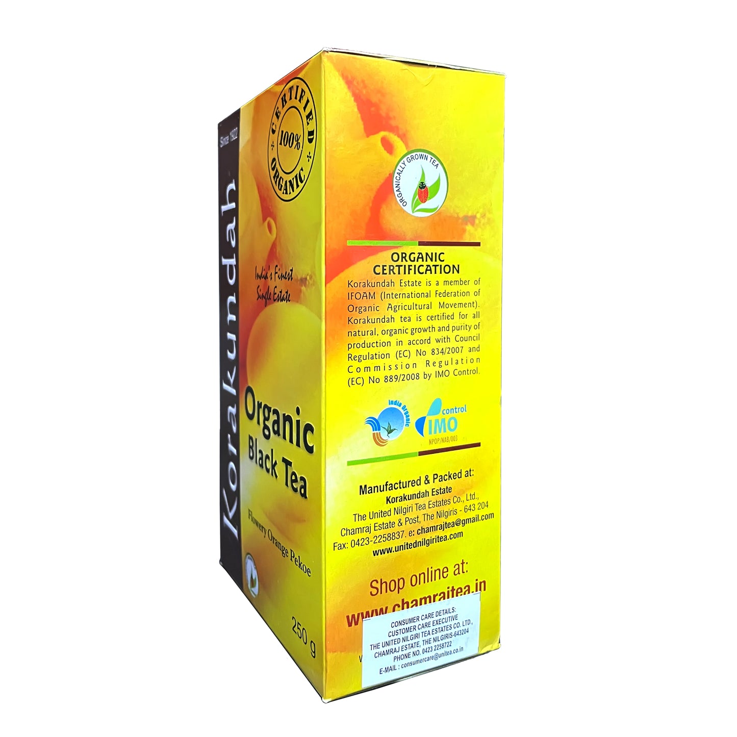 KORAKUNDAH Organic Black Tea 250 g