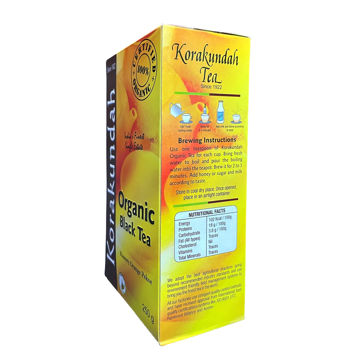 KORAKUNDAH Organic Black Tea 250 g