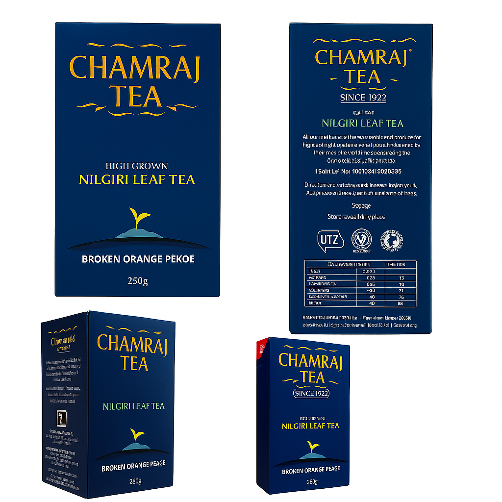 CHAMRAJ High Grown Nilgiri Leaf Tea (BOP) 250 g