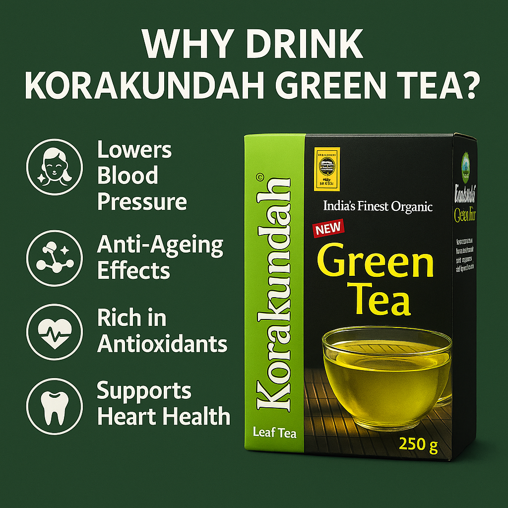 KORAKUNDAH Organic Green Tea 250 g