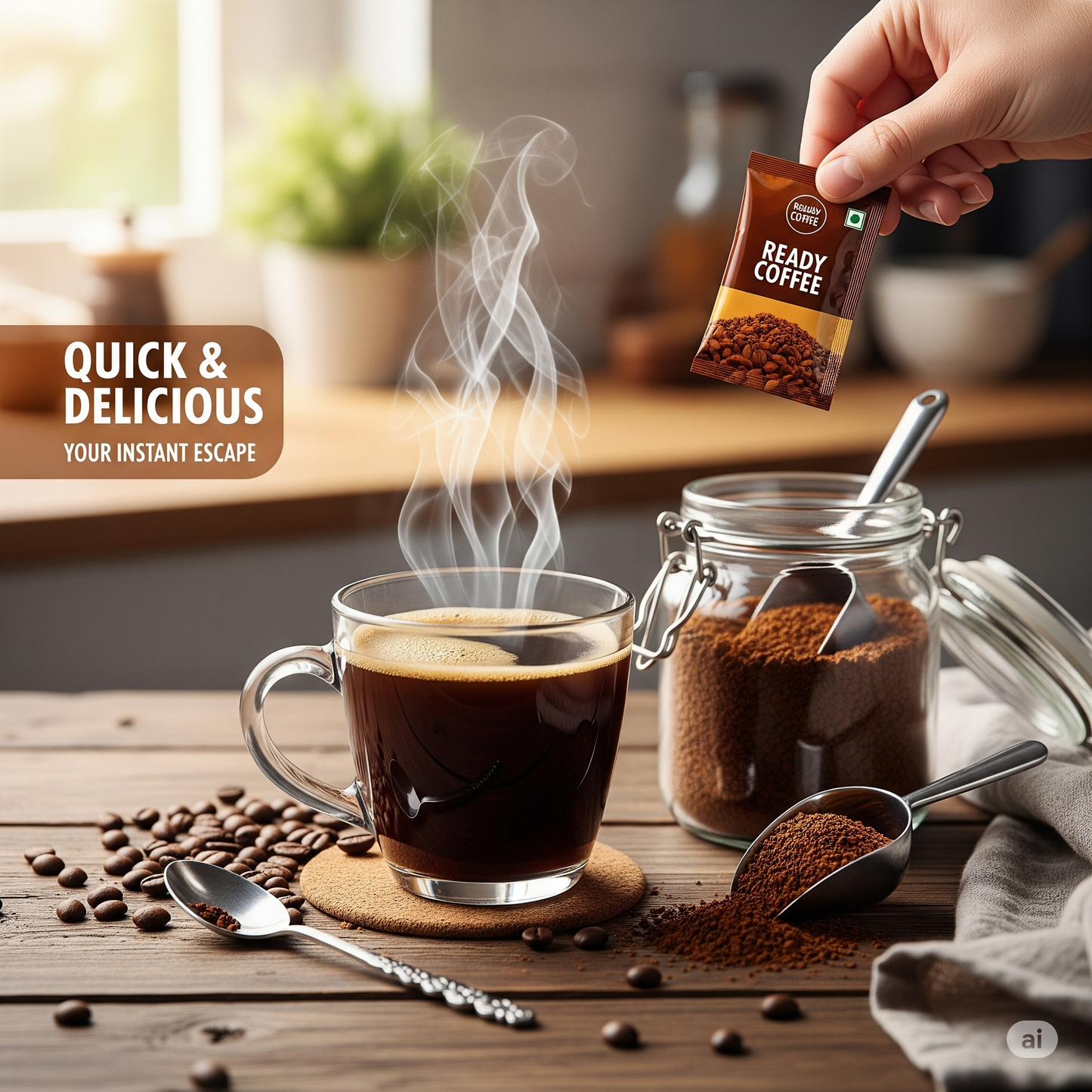 HERWAY South Blend Instant Coffee 100 g
