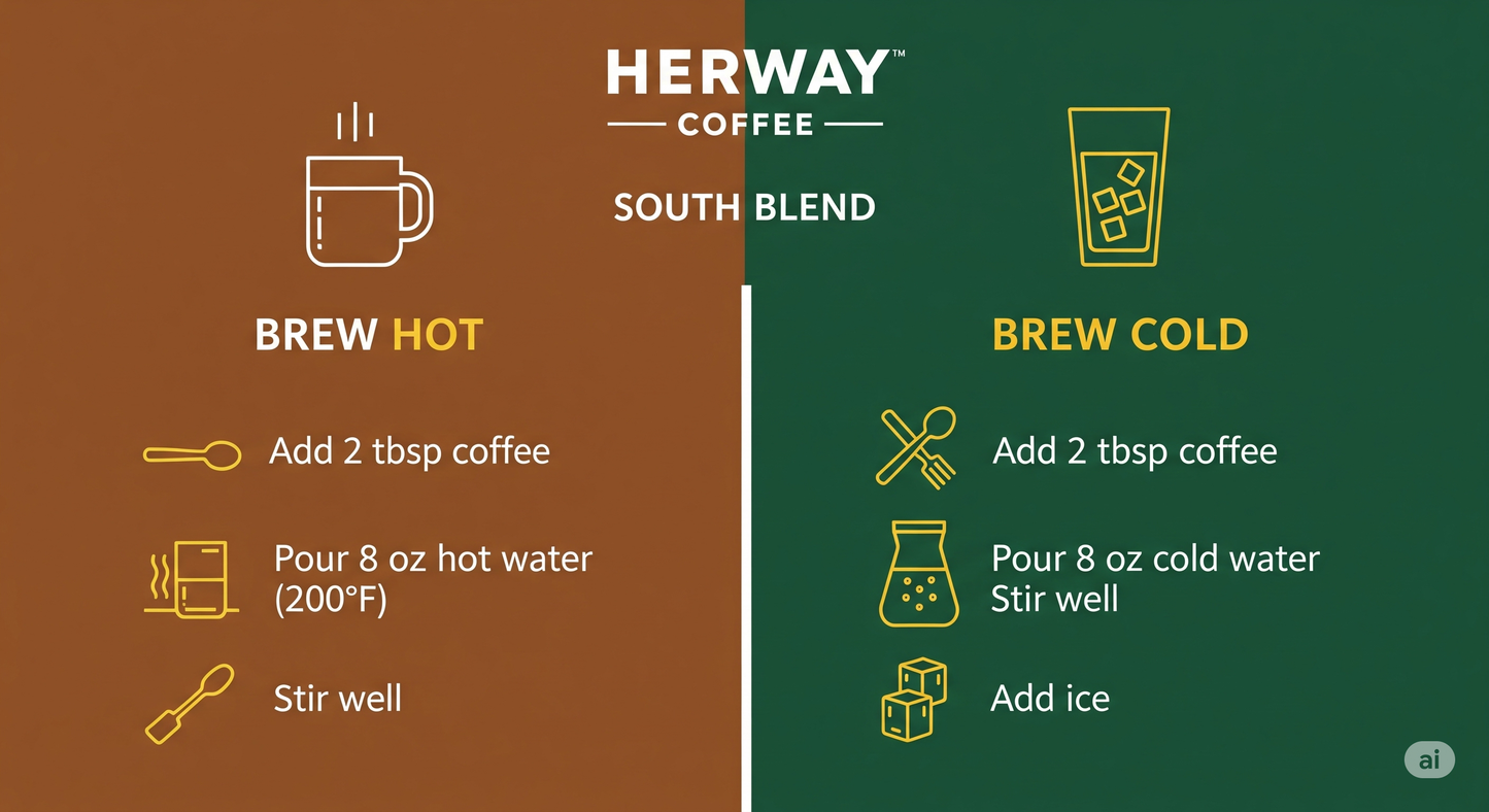 HERWAY South Blend Instant Coffee 100 g
