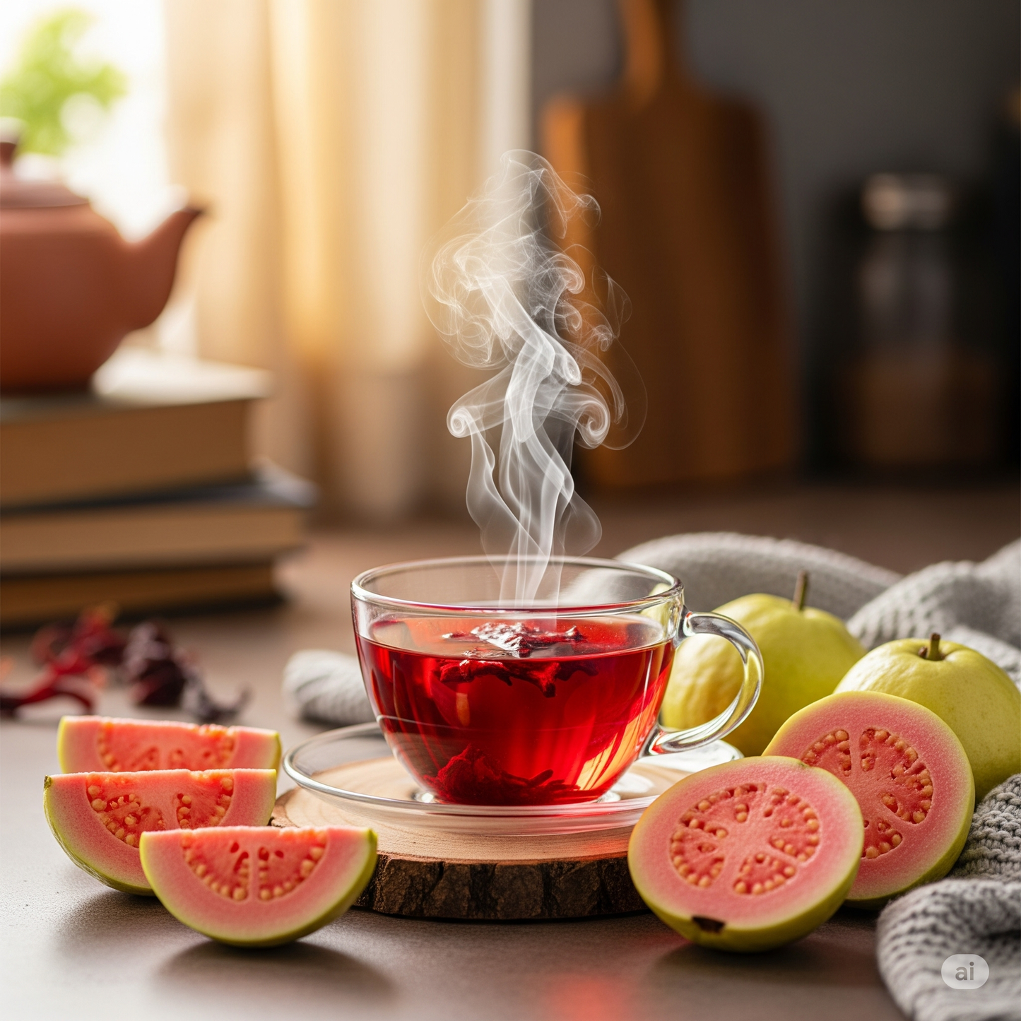 STANES Red Bliss Hibiscus Guava Herbal Infusion Dips