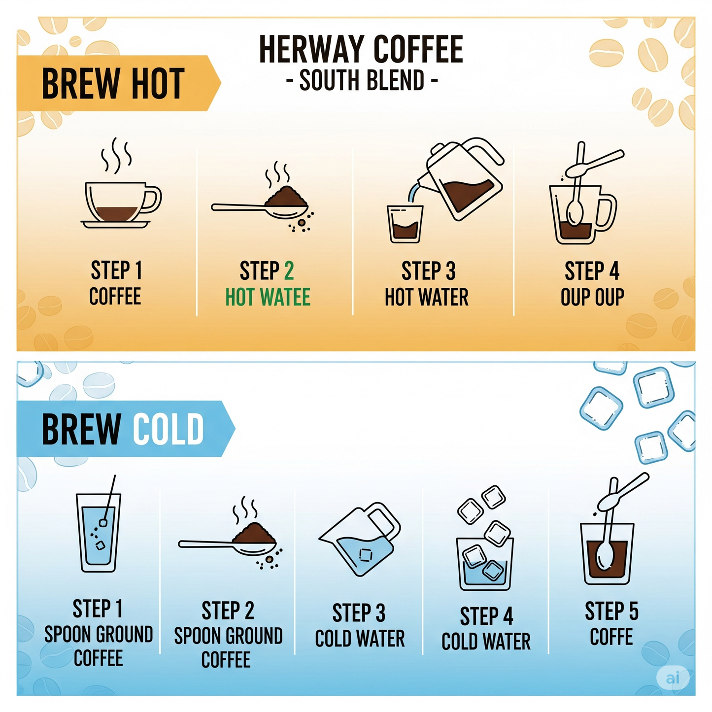 HERWAY South Blend Instant Coffee 100 g