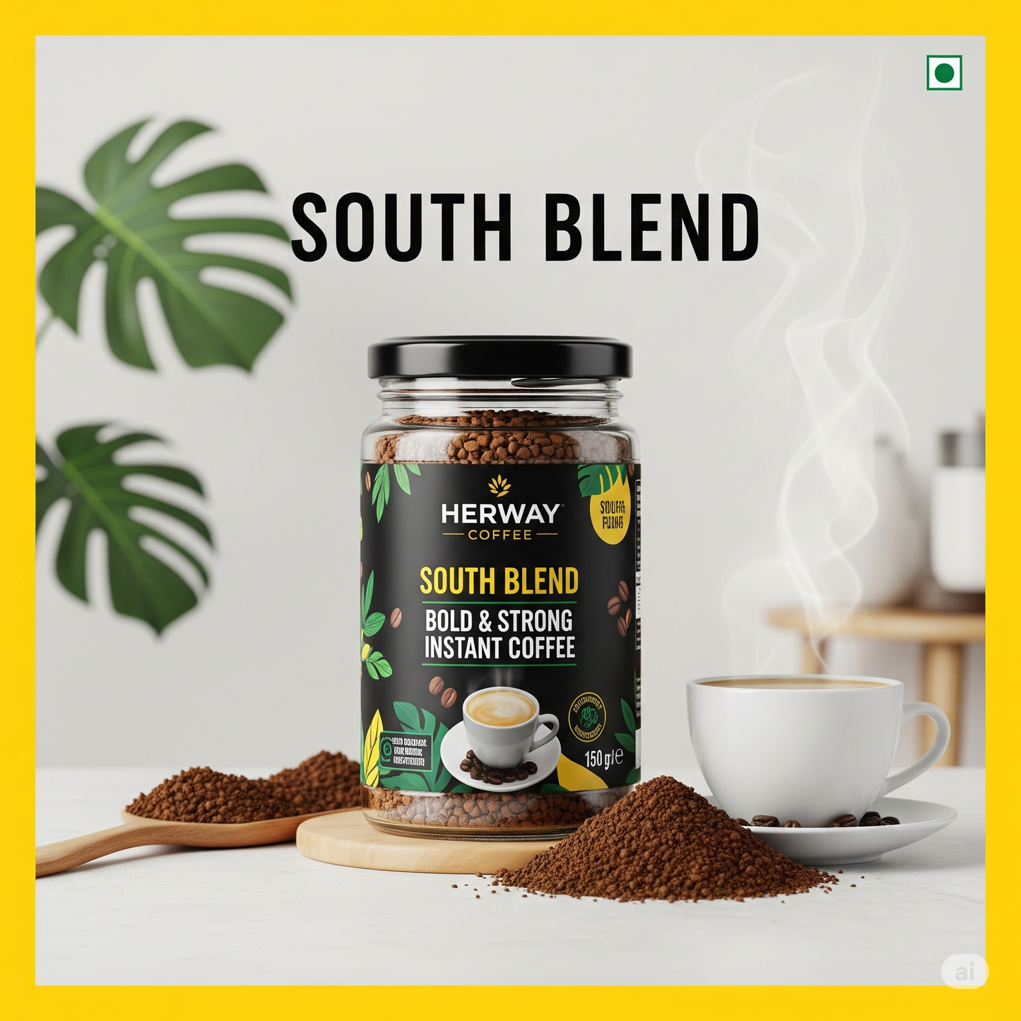 HERWAY South Blend Instant Coffee 100 g