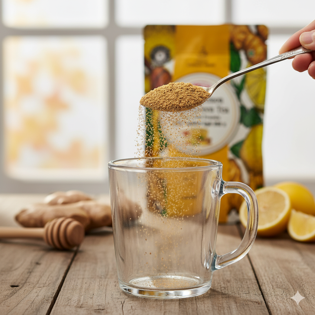 STANES Ginger Lemon Honey Green Tea Flavoured Premix 250 g