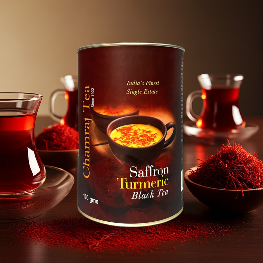 CHAMRAJ Saffron Turmeric Black Tea 100 g