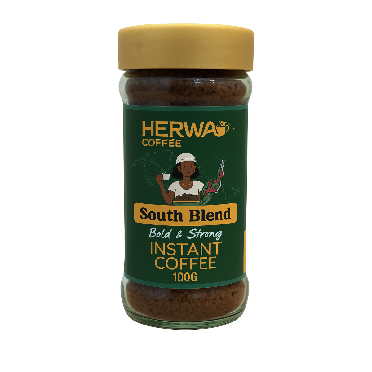 HERWAY South Blend Instant Coffee 100 g