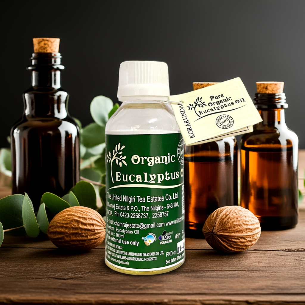 KORAKUNDAH Pure Organic Eucalyptus Oil 100 ml