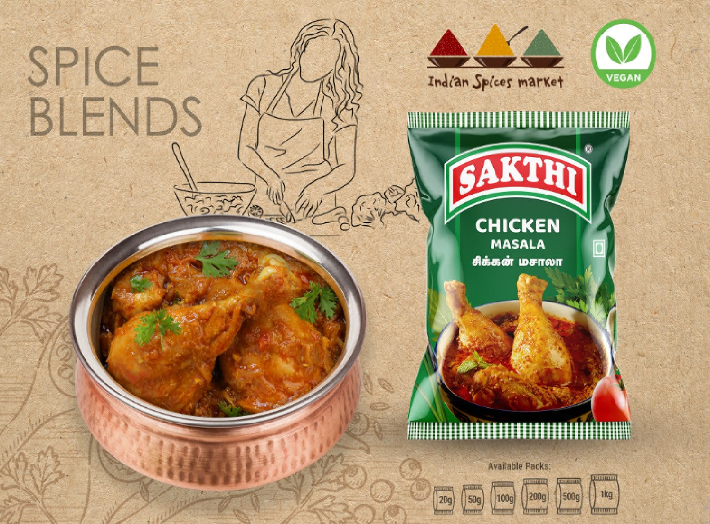 SAKTHI Chicken Masala 50 g