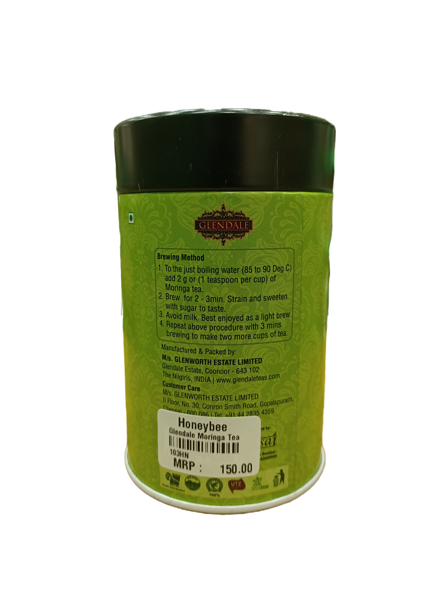 GLENDALE Moringa Tea (100 g Tin)