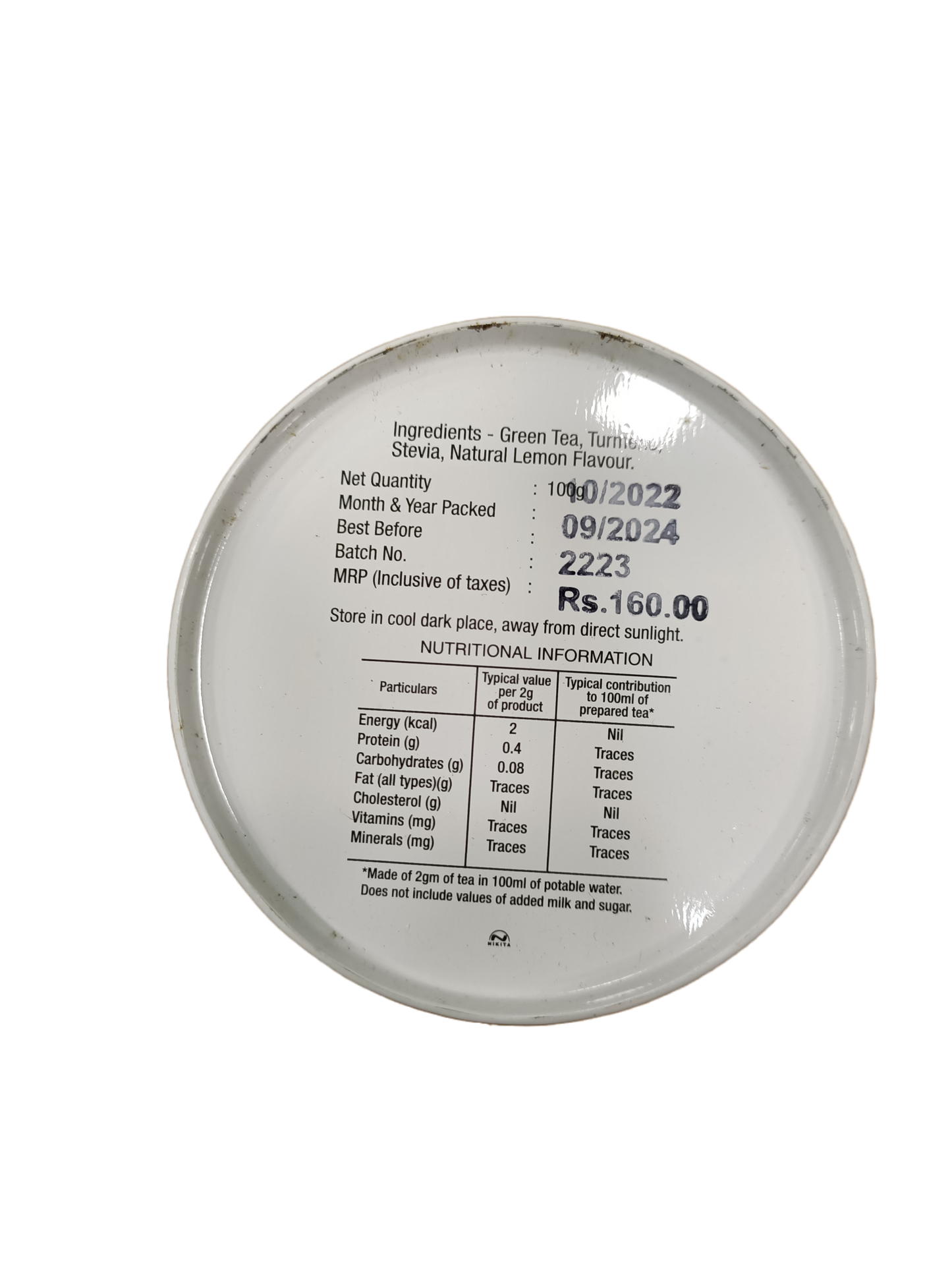 GLENDALE Turmeric Tea Tin 100 g