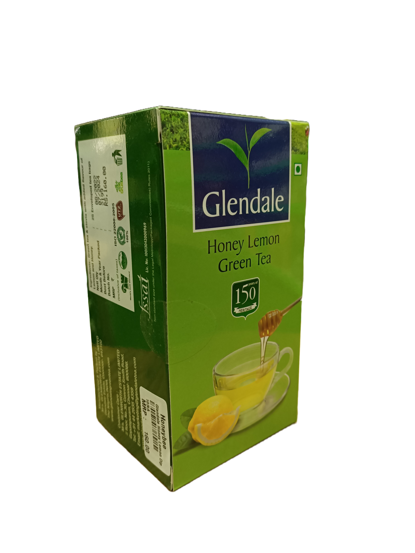 GLENDALE Honey Lemon Green Tea (25 Dip Bags)