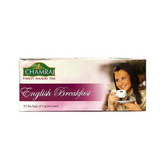 CHAMRAJ English Breakfast Tea (25 Dip Bags)