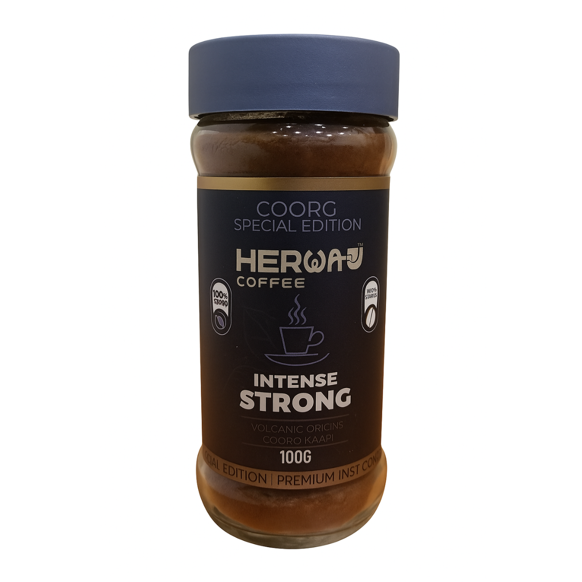 HERWAY Coorg Special Edition Intense Strong Coffee 100 g