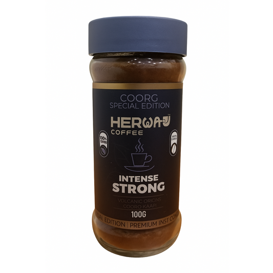 HERWAY Coorg Special Edition Intense Strong Coffee 100 g