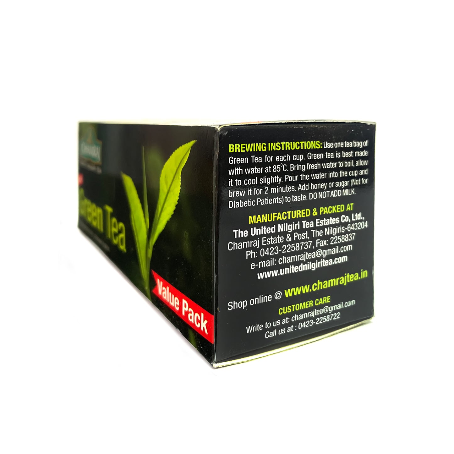 CHAMRAJ Green Tea (25 Dip Bags)