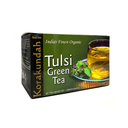 KORAKUNDAH Tulsi Green Tea  (25 Dip Bags)