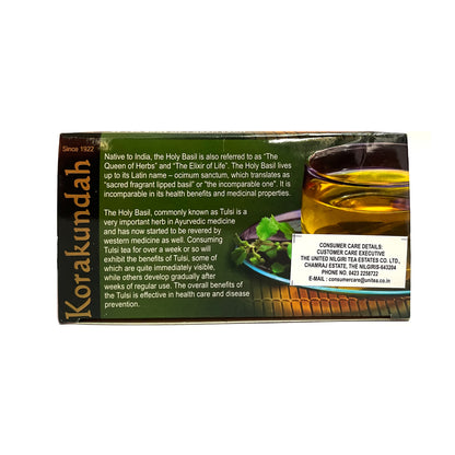 KORAKUNDAH Tulsi Green Tea  (25 Dip Bags)