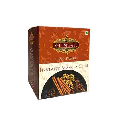 GLENDALE Instant Masala Chai (10 Sachets - 3 in 1 Premix)