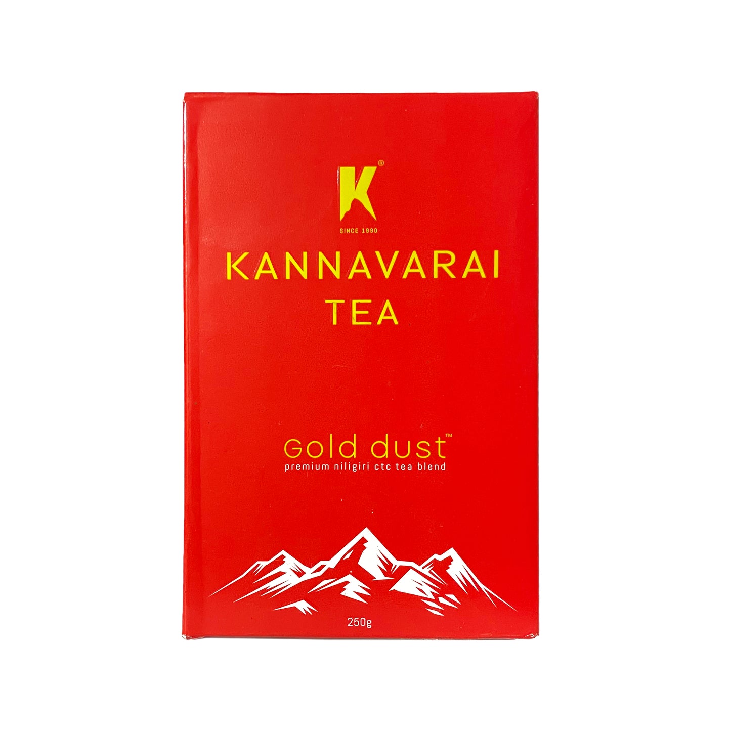 KANNAVARAI Gold Dust Premium Nilgiri CTC Tea Blend 250 gm