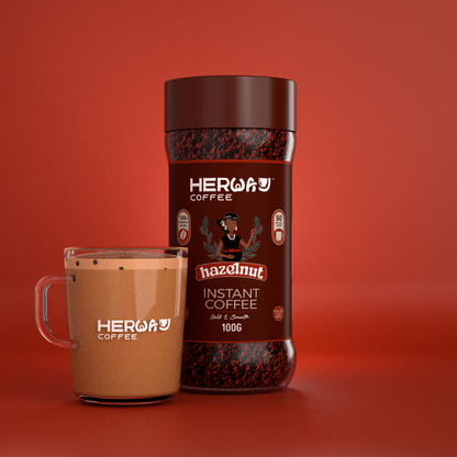 HERWAY Hazelnut Instant Coffee 100 g