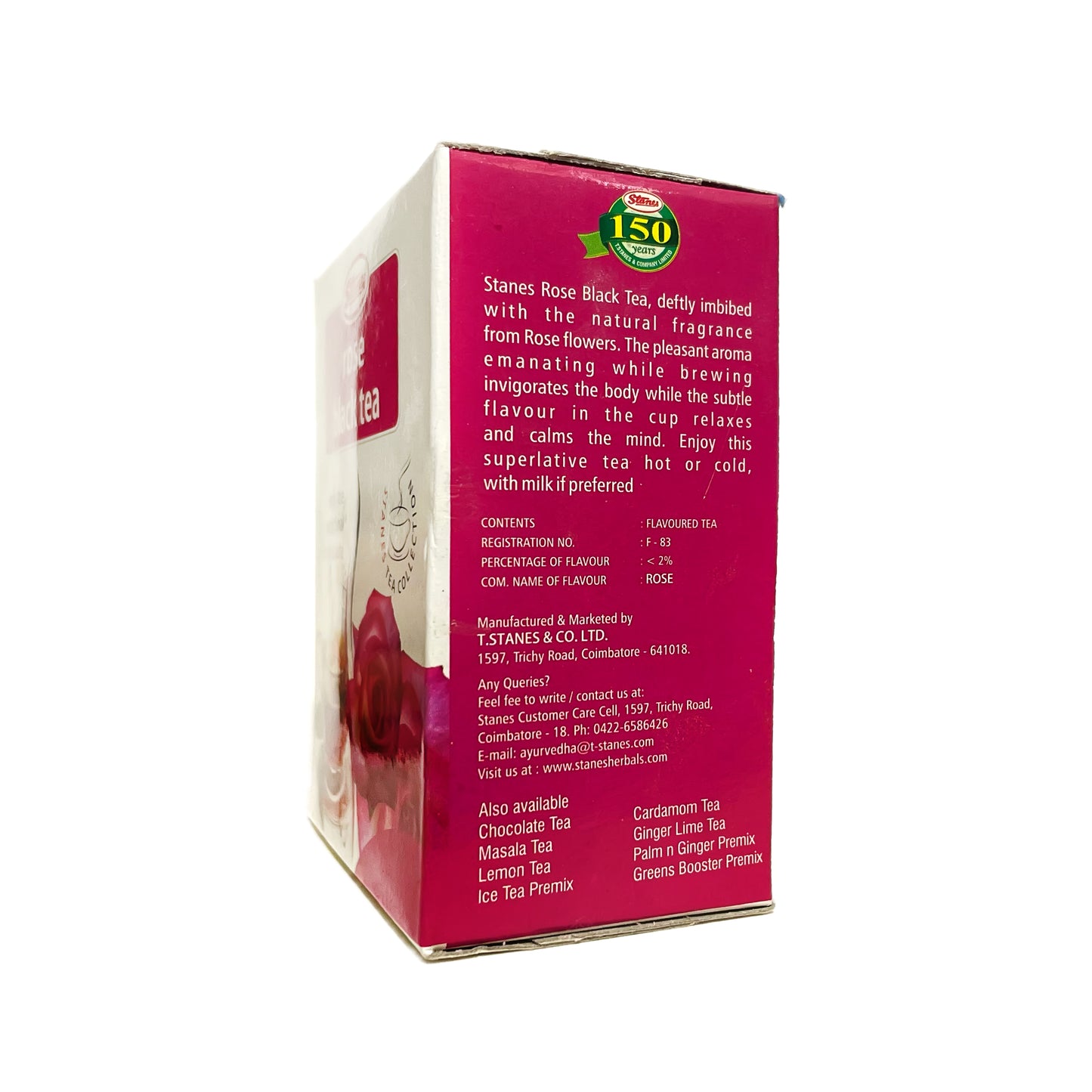 Stanes Rose Black Tea 100g