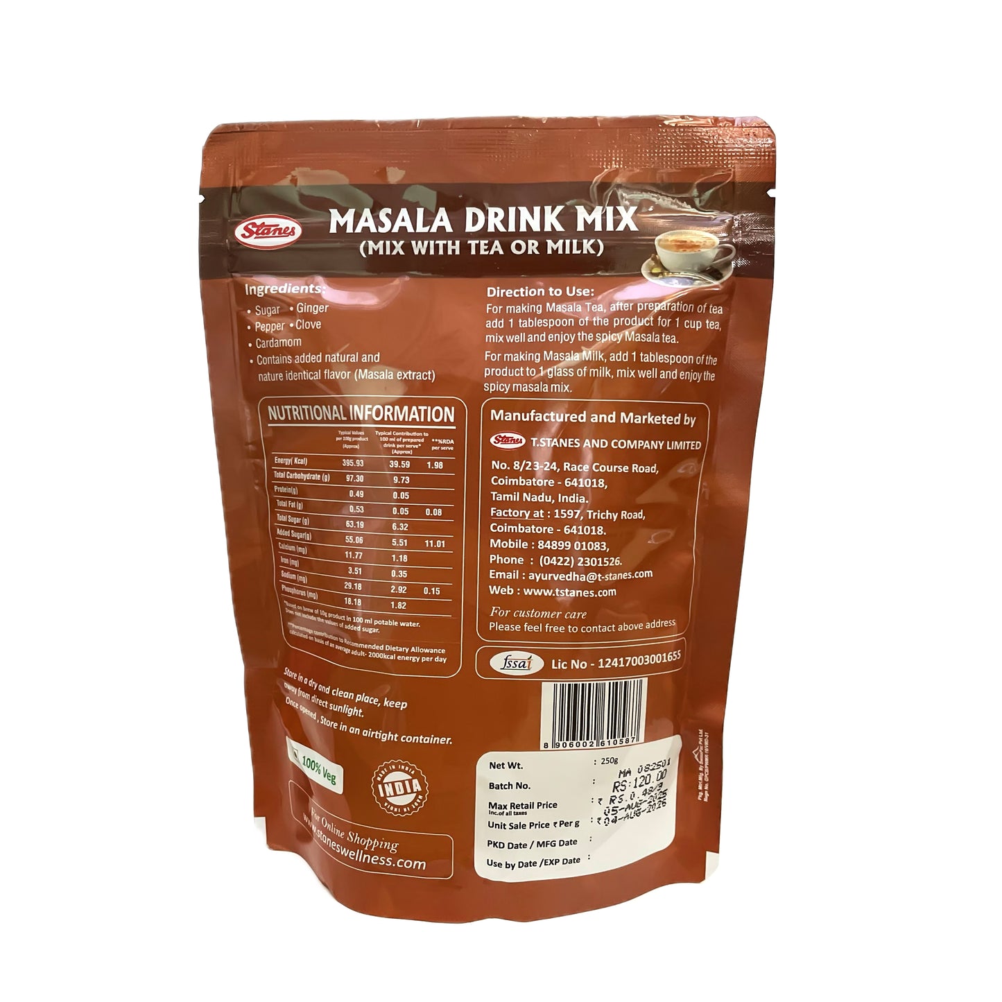 STANES Masala Drink Mix 250g