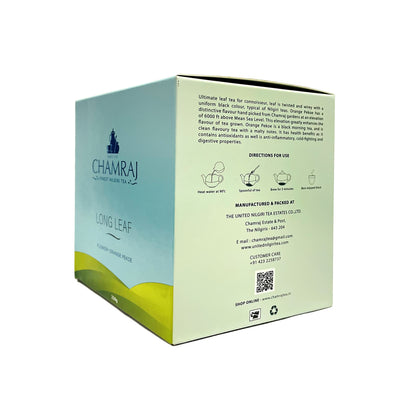 CHAMRAJ Long Leaf FOP (Flowery Orange Pekoe) Tea 250 g