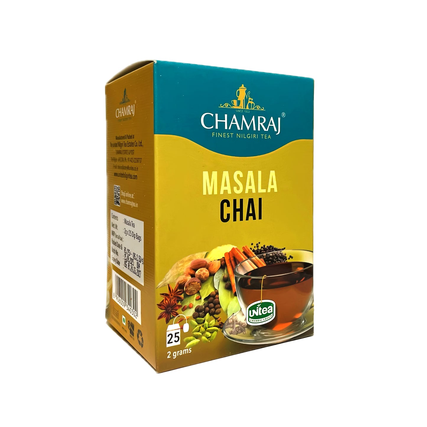 CHAMRAJ Masala Chai (25 Dip Bags)