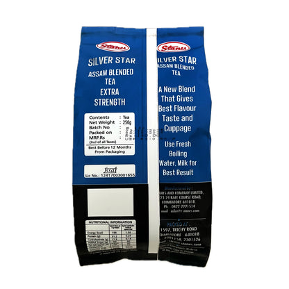 STANES Silver Star Assam Blended Tea - 250g Pack