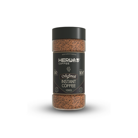HERWAY Original Instant Coffee 100 g (Bold & Rich Flavour)