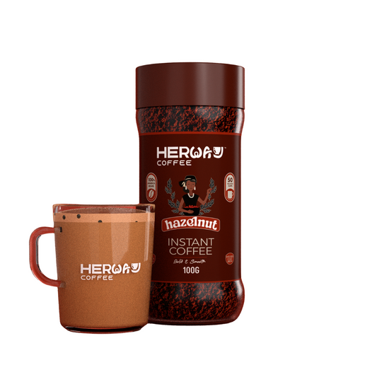 HERWAY Hazelnut Instant Coffee 100 g