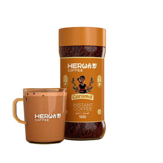 HERWAY Caramel Instant Coffee 100 g