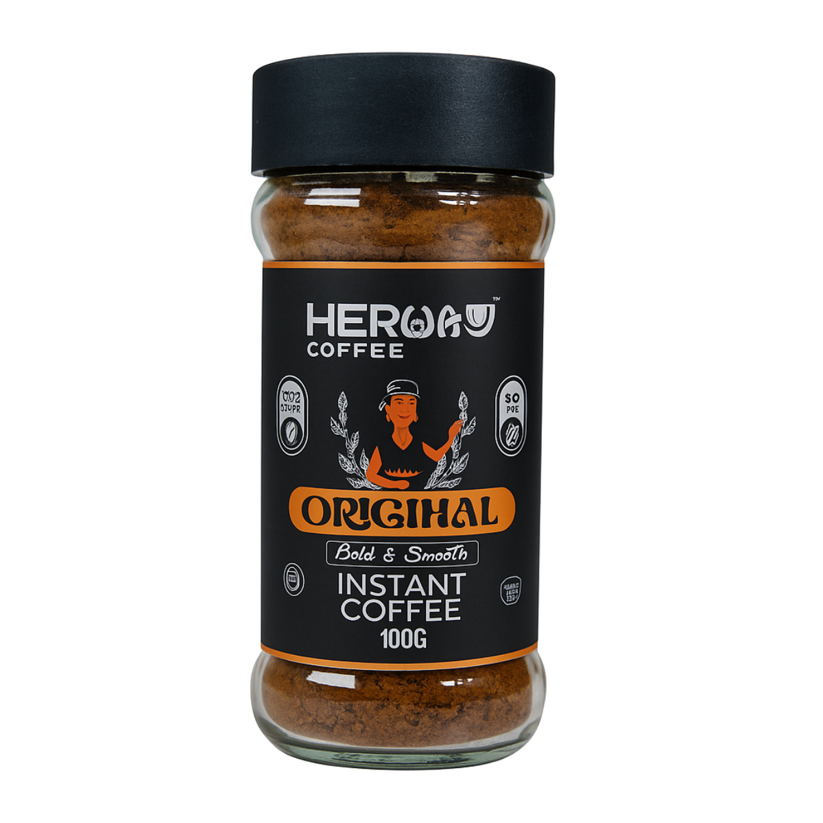 HERWAY Original Instant Coffee 100 g (Bold & Smooth)