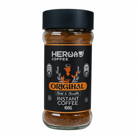 HERWAY Original Instant Coffee 100 g (Bold & Smooth)