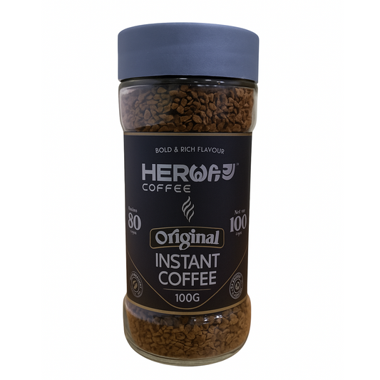 HERWAY Original Instant Coffee 100 g (Bold & Rich Flavour)