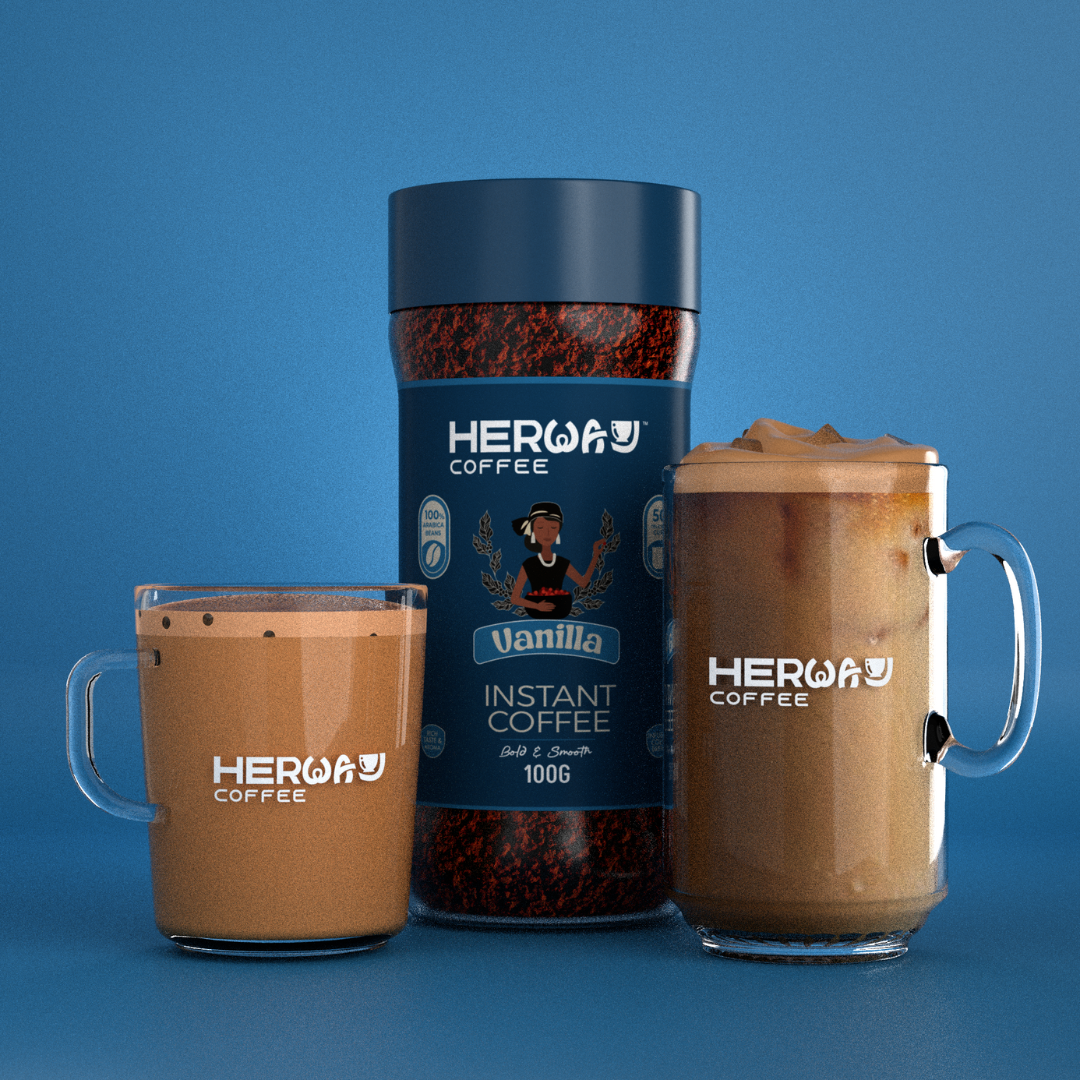 HERWAY Vanilla Instant Coffee 100 g