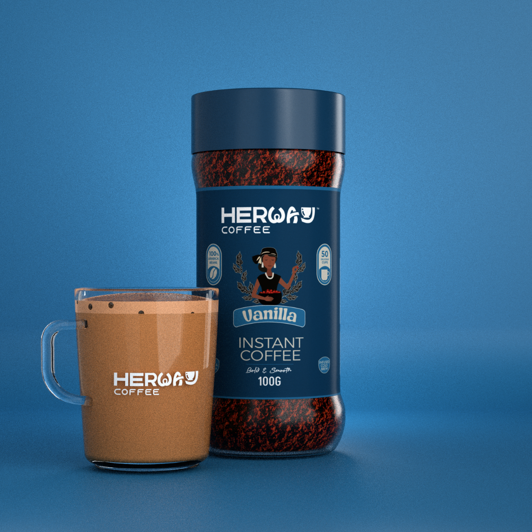 HERWAY Vanilla Instant Coffee 100 g