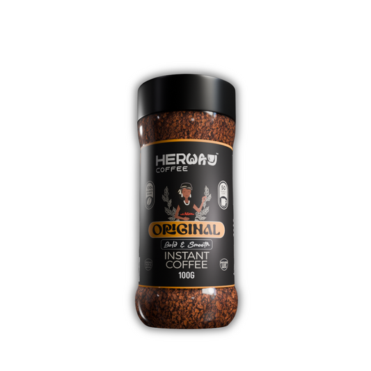 HERWAY Original Instant Coffee 100 g (Bold & Smooth)